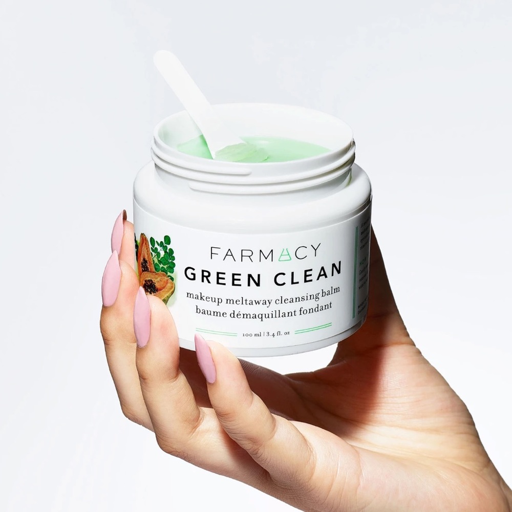 Brand New In box Farmacy GREEN CLEAN cleanser + makeup remover balm